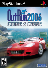 OutRun 2006 Coast 2 Coast Playstation 2 US box art